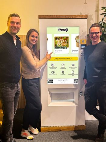 Salate, Bowls und Currys erweitern seit März das Snackangeboten in den Food-Automaten von Foodji. Foto: Foodji Marketplace